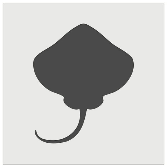 Stingray Skate Fish Silhouette DIY Cookie Wall Craft Stencil - 5.5 Inch