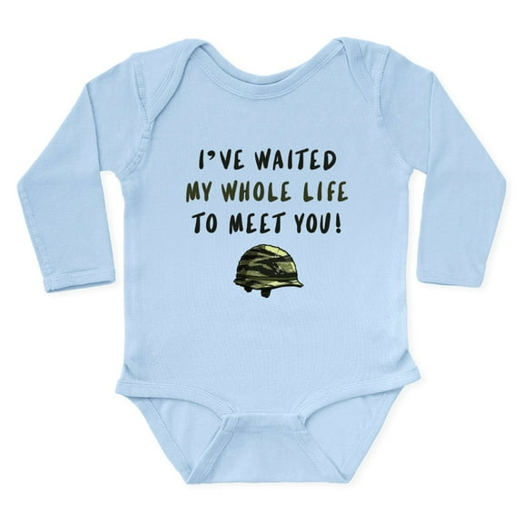 CafePress - I've Waited My Whole Life To Meet You Body Suit - Long Sleeve Cotton Baby Bodysuit