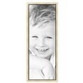 thumbnail image 2 of ArtToFrames 16" x 44" Silver with Black Lip Picture Frame, 16x44 inch Multi Wood Poster Frame (WOM-5193),  Pack, 2 of 7