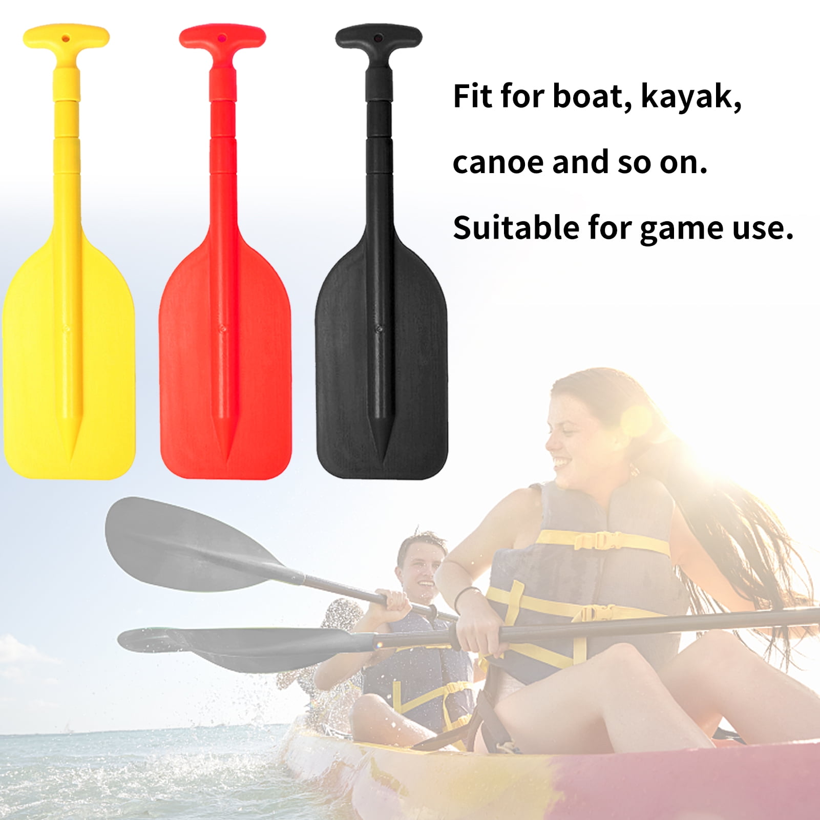 Sorven Canoe Oars Oars Telescopic Kayak Paddle Rafting Boat Paddle Canoe Oars Plastic Aluminum Alloy Boat Oars 53-108.5cm