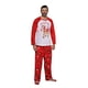 thumbnail image 2 of Conjunto familiar navideño para padres e hijos Conjunto para padres e hijos Pijama navideño con estampado de ciervos Conjunto de dos piezas, 2 of 3