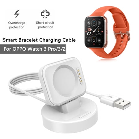 Kotyreds 100cm Charger Cord Replacement Charger Dock USB Charger for OPPO Watch 3 Pro/3/2