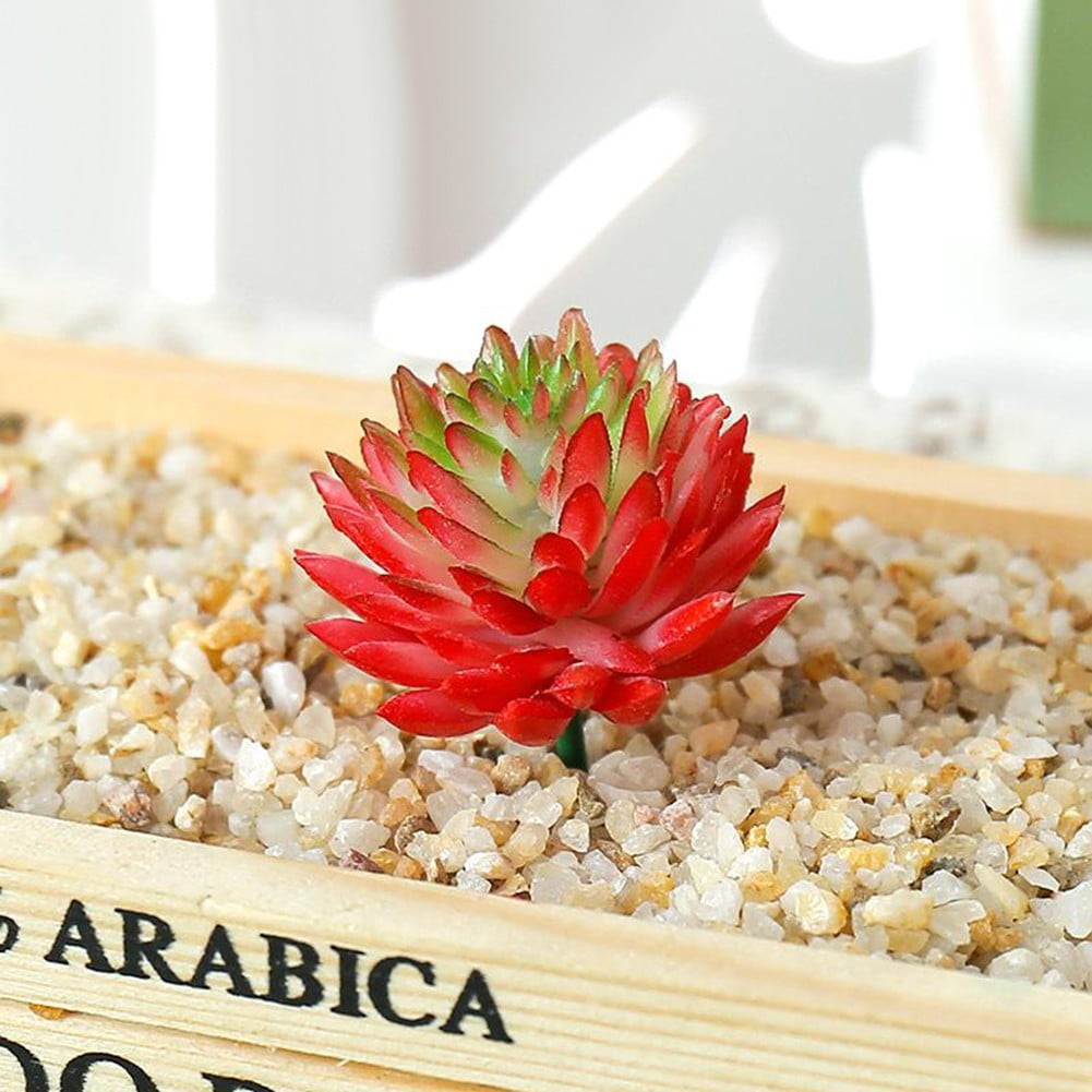 QIFEI Artificial Succulent Plants 10Pcs Faux Succulents Unpotted Fake