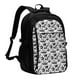 thumbnail image 1 of Disketp Black White Halloween Mochila de Viaje Estampada para Laptop con Puerto de Carga USB, Mochila Impermeable para Computadora – Regalo para Hombres y Mujeres, 1 of 7