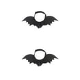 thumbnail image 1 of QualitChoice Halloween Animal de Compagnie Chauve-Souris Costumes pour Animaux Adorable Déguisement Accessoires de Transformation Jeu de Rôle Noir pour Chats Chiens S 2Ensemble, 1 of 6