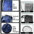 thumbnail image 3 of Tent:  Portable Weather Pop Up Pod 1 Person to Provide Shelter from Wind Rain and Cold Weather Shelter for Outdoor Activities,  Events, Camping and Hiking, 3 of 6