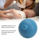 thumbnail image 4 of Taza De Fisioterapia Para El Pecho, Taza De Percusión Para El Pecho De Palma Azul, Silicona Suave Para El Cuidado Del Bebé Para La Mucosidad, 4 of 7