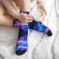 thumbnail image 7 of Athletic Socks Galaxy Sport Running Calf Socks Crew Socks for Men Women, 7 of 7