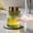 Green, variant on Sofinny Glass Foaming Hand Soap Dispenser for Kitchen & Bathroom, Refillable Lotion Dispenser with Large Silver Pump(Leaf Pattern-Clear)