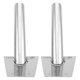 thumbnail image 4 of Wall Mount Bracket Flag Pole Holder Angled Design Modern Appearance High-End Look 25mm Inner Diameter Outdoor Display 2Pcs, 4 of 5