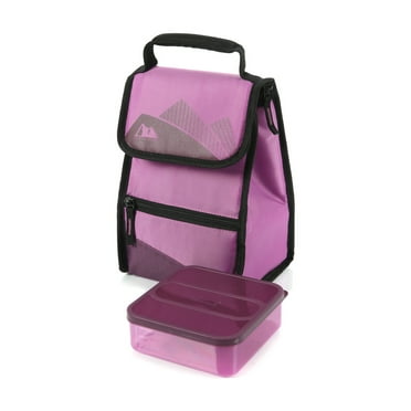 Arctic Zone Power Pack Lunch Pack with Food Container, Purple
