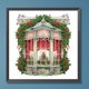 thumbnail image 2 of Kit de pintura de diamante con forma especial parcial 5D DIY Kit de patio de Navidad 30x30cm, 2 of 9