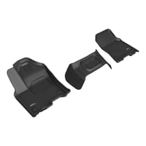 3D MAXpider Kagu Floor Mat (Black) Compatible with Dodge RAM 1500 Crew CAB 2025 Bench Seats - Front Row