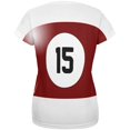 thumbnail image 2 of Halloween Billiard Pool Ball Fifteen Costume Womens T Shirt, 2 of 2