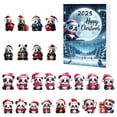 thumbnail image 1 of 2025 Christmas Countdown Calendar Cute Pandass Acrylic Decoration Holiday Gifts Box For Family And Friend, 1 of 6