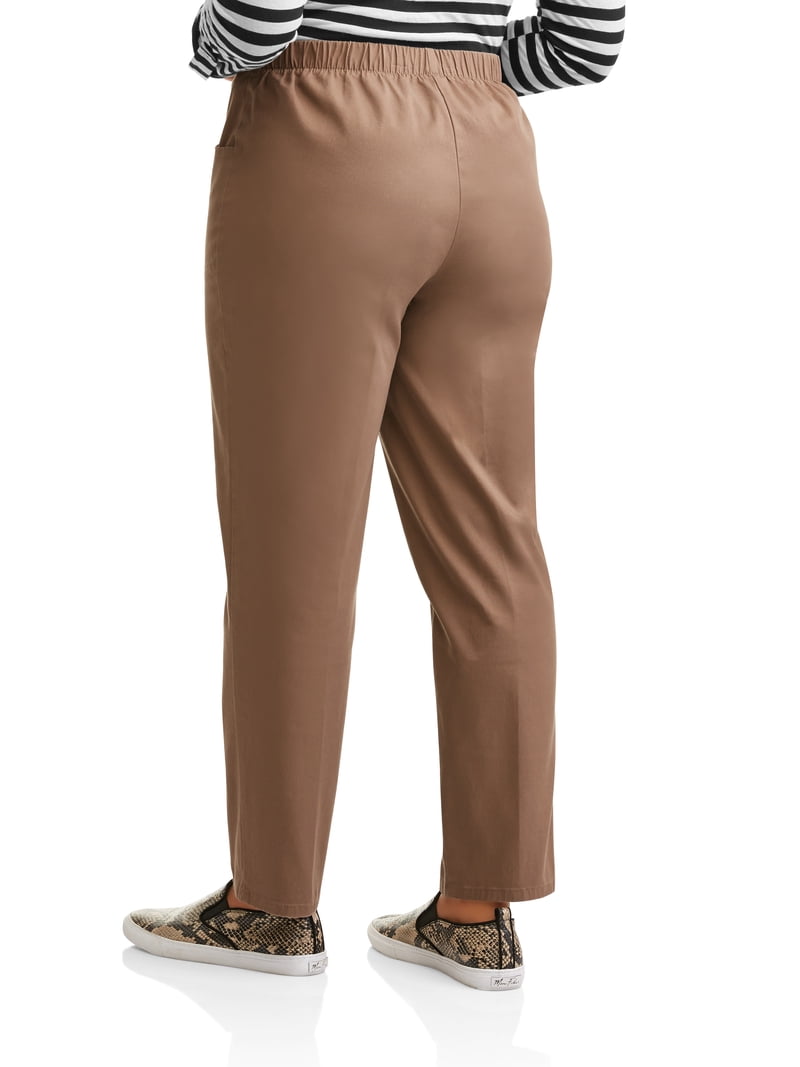 JMS Just My Size by Hanes Women's Plus Size 2 Pocket Pull On Pants