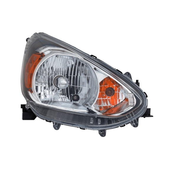 KarParts360 For Mitsubishi Mirage 2014-2020 Headlight Passenger Side | CAPA Certified | With Bulbs | Replacement For MI2503164, MI2503164C | 8301C694