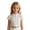 00-White94, variant on Tiijoy Girls Lace Short Sleeve Layer Shirt Casual Solid Layering Shirt Top, Sizes 7-14