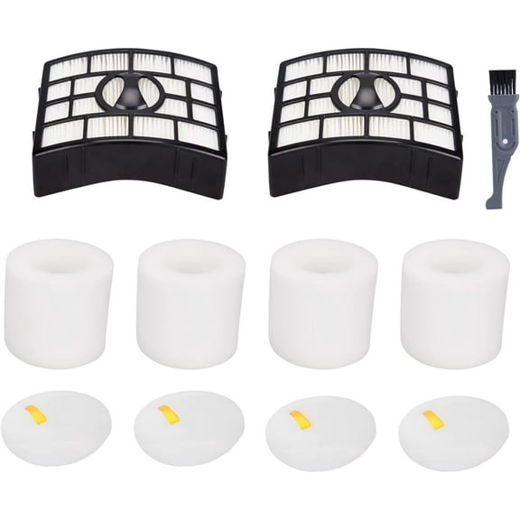 Aorsher Vacuum Cleaner Replacement Foam & Felt Filters Compatible with Shark NV752,NV751,NV750,NV651,NV650,NV652 Replaces Part # XFF650 & XHF650