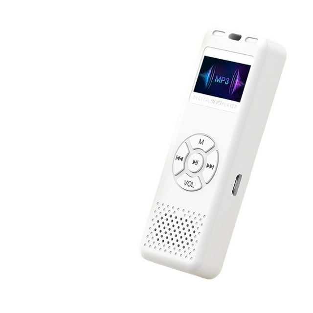 Enregistreur Vocal Numérique Écran Couleur LED Répétition Enregistreur Portable MP3 pour Interview Affaires, Portable