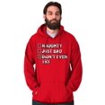 thumbnail image 5 of Christmas List Naughty Bad Didn't Try Hoodie Sweatshirt Women Men Brisco Brands L, 5 of 6