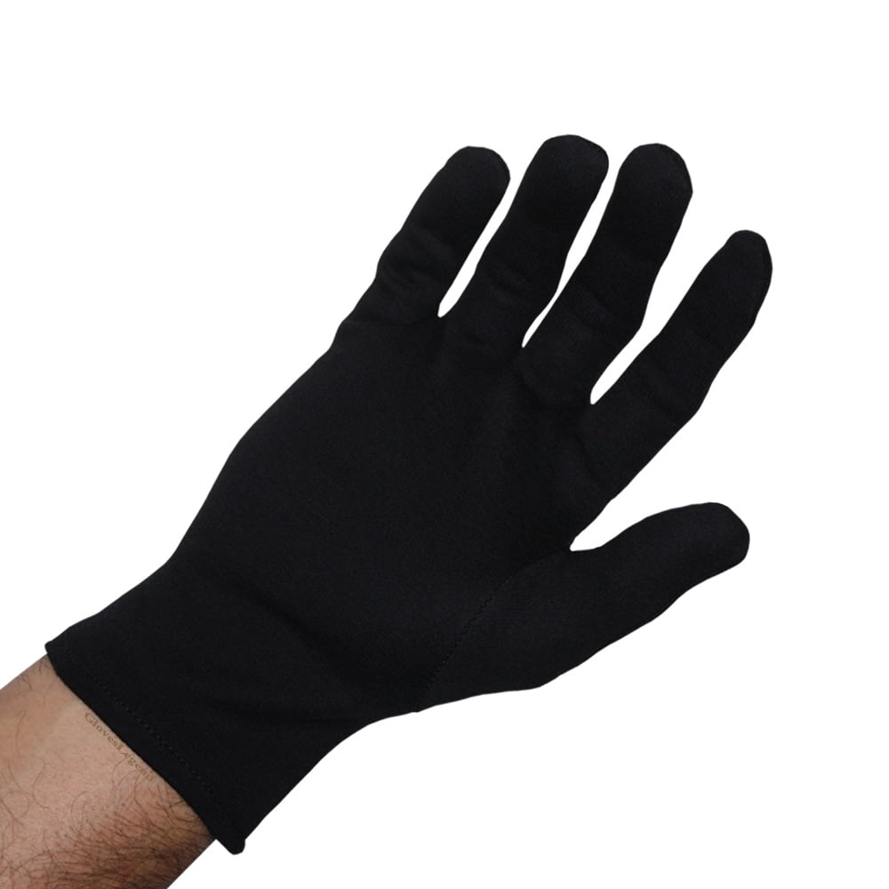 black cotton dress gloves Cotton Gloves