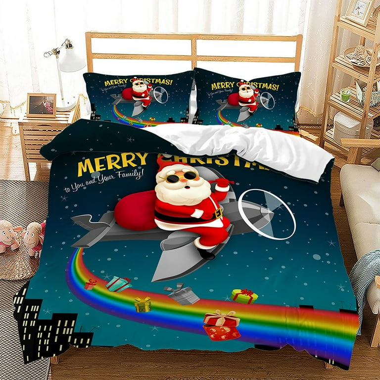 Christmas bed pillow sales shams