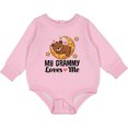 thumbnail image 2 of Inktastic My Grammy Loves Me Bear Grandchild Baby Fleece Bodysuit, 2 of 4