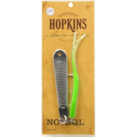 UPC: 0025664004744 | Hopkins Lures No=EQL Spoon 2.5oz Single Hook Chartruese