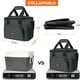 thumbnail image 4 of Bolsa térmica blanda plegable Cooler OPUX para 18 latas, color gris, 4 of 7
