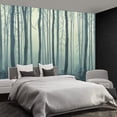thumbnail image 5 of - Nature Forest Tree Mural Woodland Landscape Backgrounds Cottage Jungle Wallpaper Extra Large Wall murals for Bedroom Living Room（not Peel and Stick）-, 5 of 5
