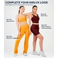 thumbnail image 6 of Nirlon U Tank Top Sports Bra - Nirlux Womens Tops & Sports Bras for Women - Light Cups, Scoop Neck Workout Tops for Women (Rio Red, 4), 6 of 6