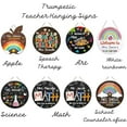 thumbnail image 6 of Science Teacher Door Sign, Biology & Chemistry Bottle-Themed, Teacher Name Sign, Back to School Gift for Scientist Science Lover, STEM Lab Classroom Decor 12” Welcome School Supplies (Shaped), 6 of 6
