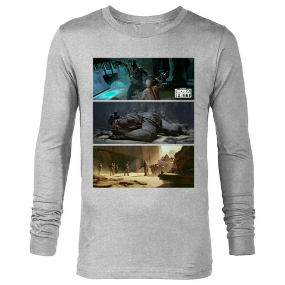 Star Wars The Book of Boba Fett Chapter 3 - Long Sleeve T-Shirt for Men - Customized-Athletic Heather
