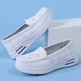 thumbnail image 6 of MGEZCOO Women’s Slip-On Nurse Shoes – Lightweight Breathable Non-Slip Nursing Work Loafers with Shock-Absorbing Air Cushion Sole, 6 of 7