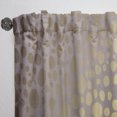 thumbnail image 3 of Designart 'Golden Colored Marble Design III' Mid-Century Modern Curtain Panel, 3 of 5
