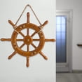thumbnail image 4 of Timón de barco, adorno para el hogar, decoración náutica mediterránea, decoración para fiestas, barco 35cm, 4 of 9