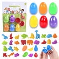 thumbnail image 2 of Chanana 6Pcs Easter Eggs with Animal Car Prefilled Easter Eggs with Toys Inside Easter Egg Fillers for Kids Easter Basket Stuffers Party Favors Easter Egg Hunt, 2 of 2