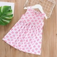 thumbnail image 4 of Utoimkio Girls Dress Kid Floral Sleeveless Sundress Summer Toddler Girl Clothes Sleeveless Midi Dresses for Girls, 4 of 5