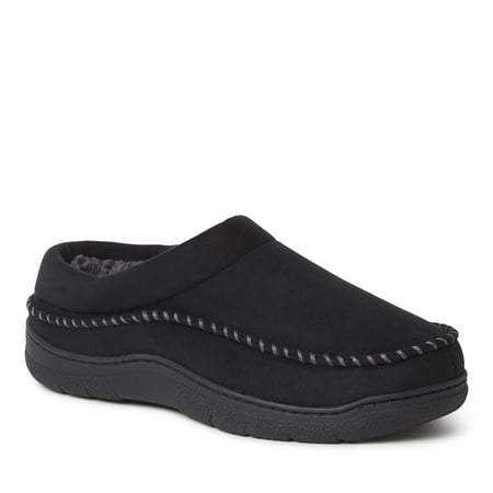 Dearfoams Men's Thompson Moccasin Toe Clog House Shoe Slipper