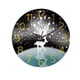 thumbnail image 1 of Reloj de pared moderno de 12 pulgadas, analógico, redondo, silencioso, funciona con pilas, sin tictac. Ciervo, 1 of 8