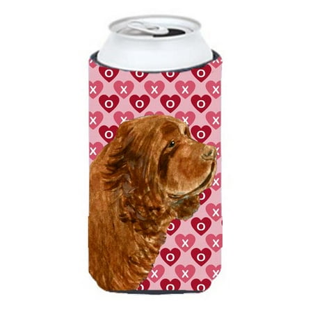 

Sussex Spaniel Hearts Love Valentines Day Tall Boy bottle sleeve Hugger
