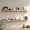 Oak, variant on 47.2 Inch Floating Wall Shelves, 2-Pack Rustic Wood Ledge Shelf with Lip for Bedroom, Living Room, Bathroom, Kitchen, Nursery Storage and Decor