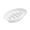 White, variant on 1 Pack Silicone Bar Soap Holder for Shower, Self-Draining Soap Dish Tray for Bathroom Sink, Kitchen Counter, Shower Niche/Shelf, Bathtub, Easy Cleaning Simple Oval Soap Saver Stand(White)