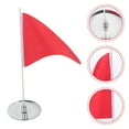 WAXIAYUZ Mini Golf Cup & Flags for Putting Green Mat Replacement Hole
