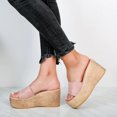 thumbnail image 5 of adviicd Wedge Sandals for Women Hot Slippers for Women Wedges Shoes Toe Ladies Slippers For Women Peep Causal Slippers Womens Fuzzy Robe And Slippers, 5 of 5