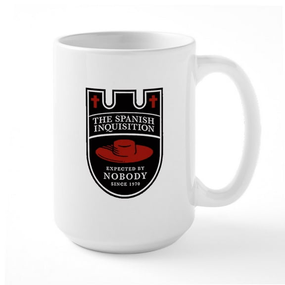 CafePress - Spanish Inquisition Mugs - 15 oz Ceramic Large White Novelty Mug