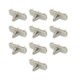 thumbnail image 2 of Furulu 10Pcs Fender Flare Moulding Clips For Jeep Liberty Wrangler Gray, 2 of 5
