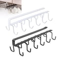thumbnail image 5 of OIUR Coffee Cup Holder Hanger Hook Rust-Resistant Strong Load-bearing Easy to Install Under-Cabinet Mug Holder Rack, 5 of 7