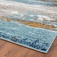 thumbnail image 3 of Luxe Weavers Coastal Aqua Blue 5x7 Modern Abstract Area Rug Living Room Carpet, 3 of 7